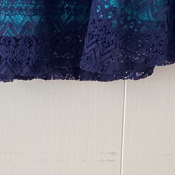 Maggy London for Melanie Lynn lined with lace overly dress size 6 - Picture 9 of 10